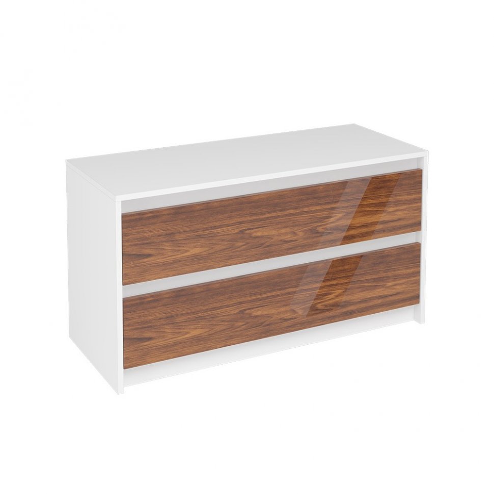 Тумба под ТВ Айден ТБ06-1000 Белый / Кедр