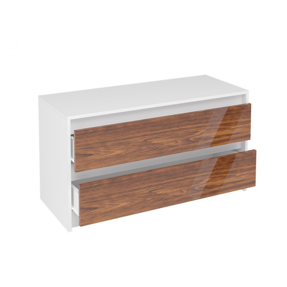 Тумба под ТВ Айден ТБ06-1000 Белый / Кедр