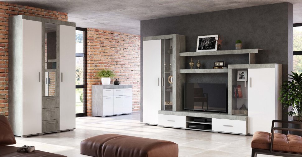 Комод-тумба Инстайл КМ-03 (Семья Мебелони БТС)