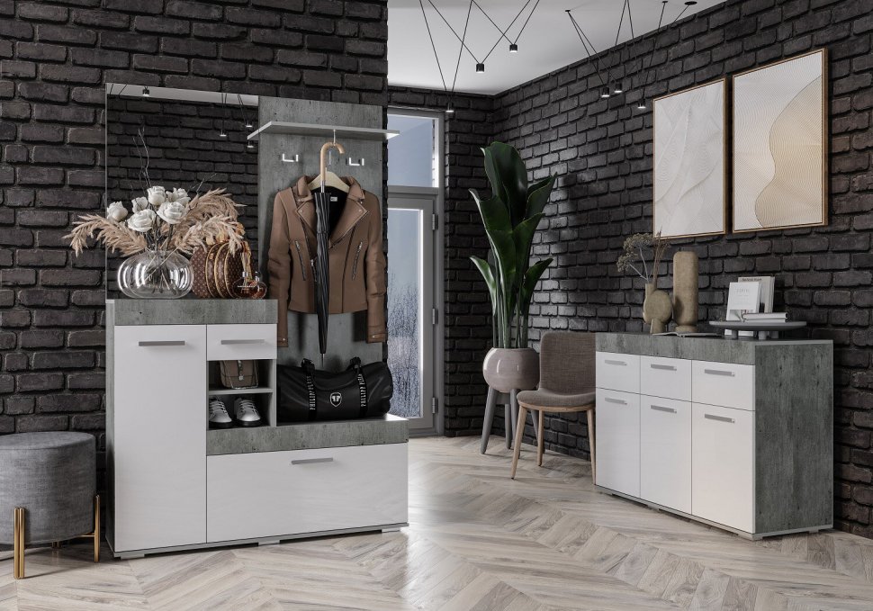 Комод-тумба Инстайл КМ-03 (Семья Мебелони БТС)