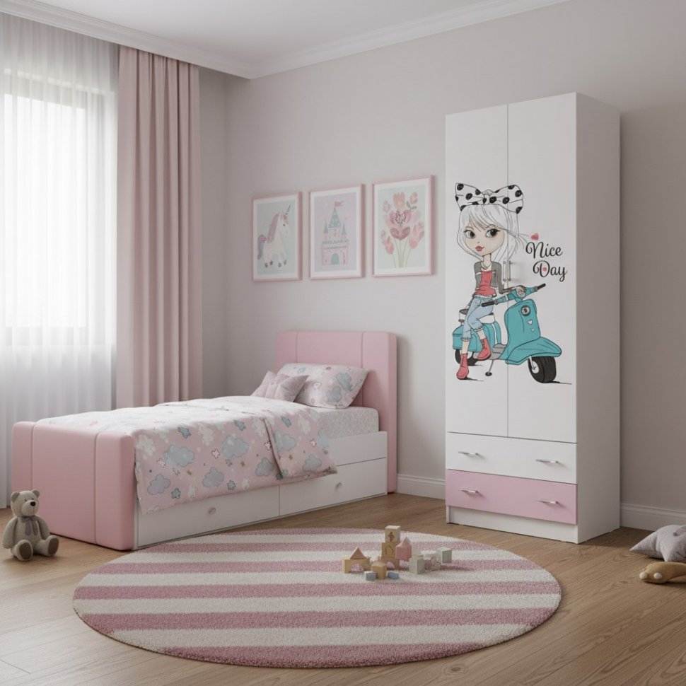 Шкаф Вега FASHION 1, Белый