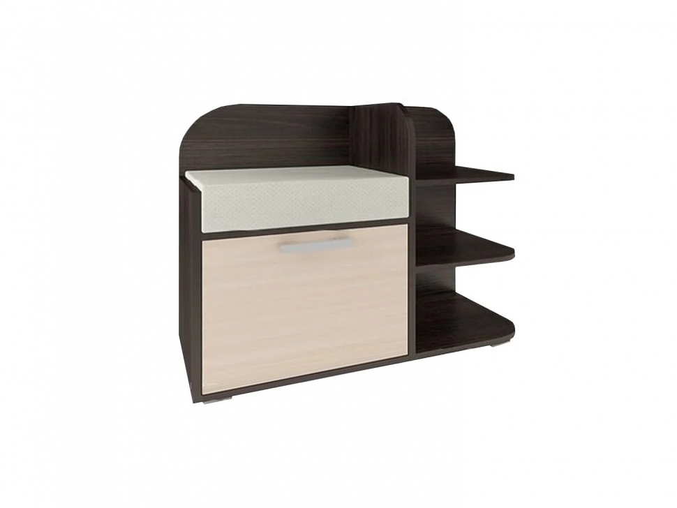 Ивушка 6 Тумба для обуви Бодега Темный / Светлый