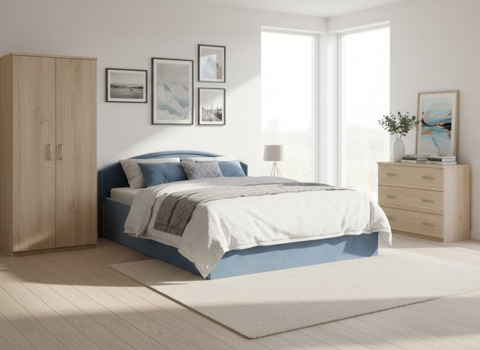 Тахта Берта 1400 модель 062 Галакси лайт 22