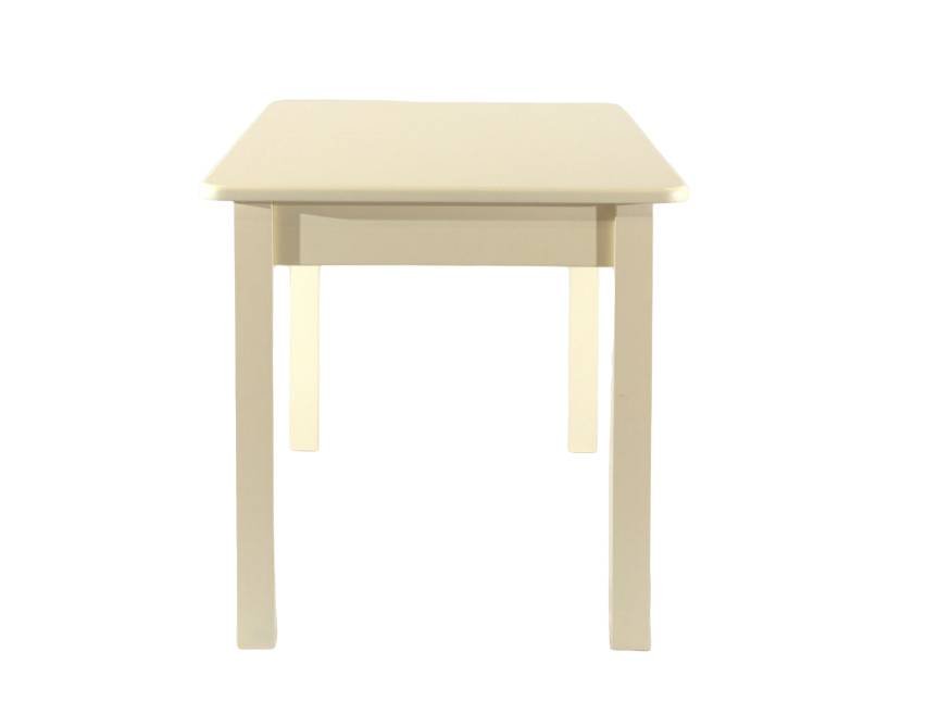 Стол обеденный деревянный Гамбург, слоновая кость