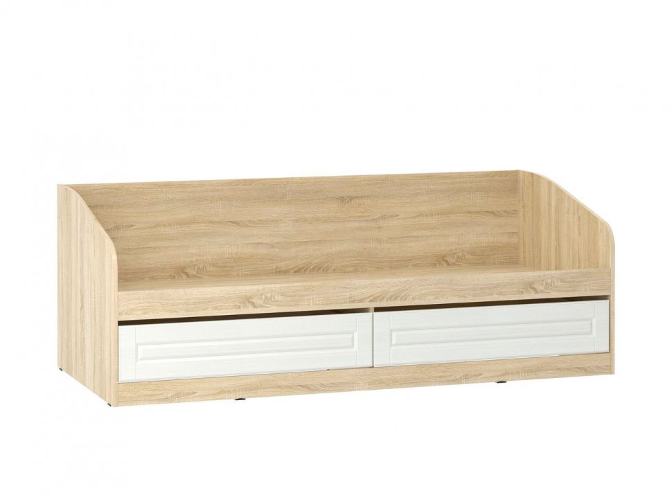 НМ 041.50-01 кровать Оливия Дуб Сонома/белое дерево