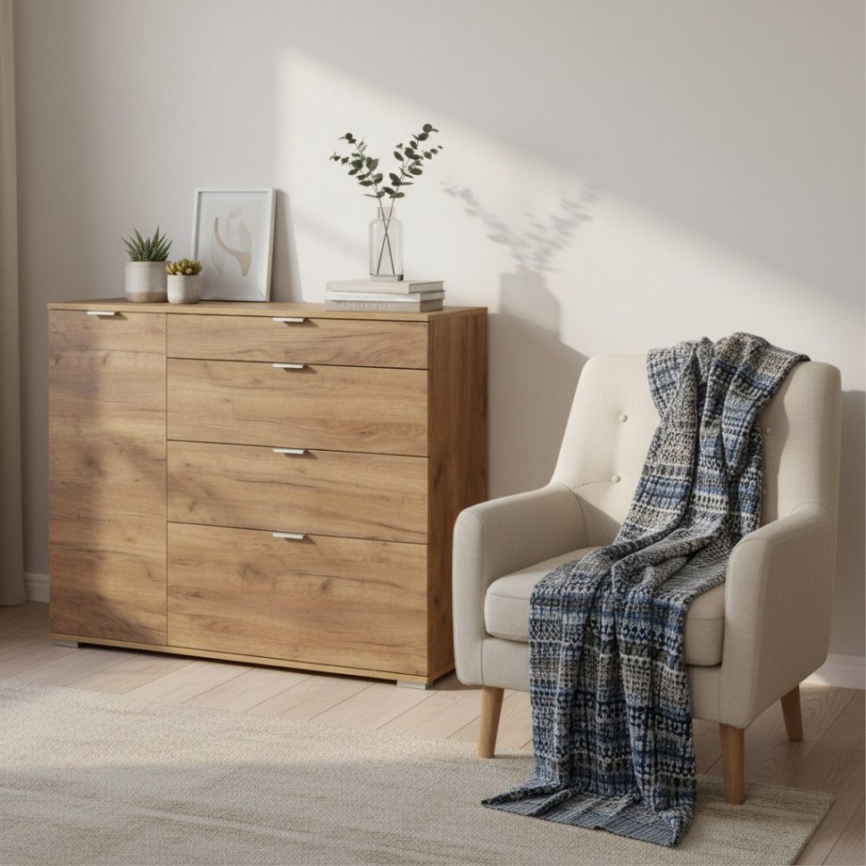 Комод НК-3 Дуб крафт табачный