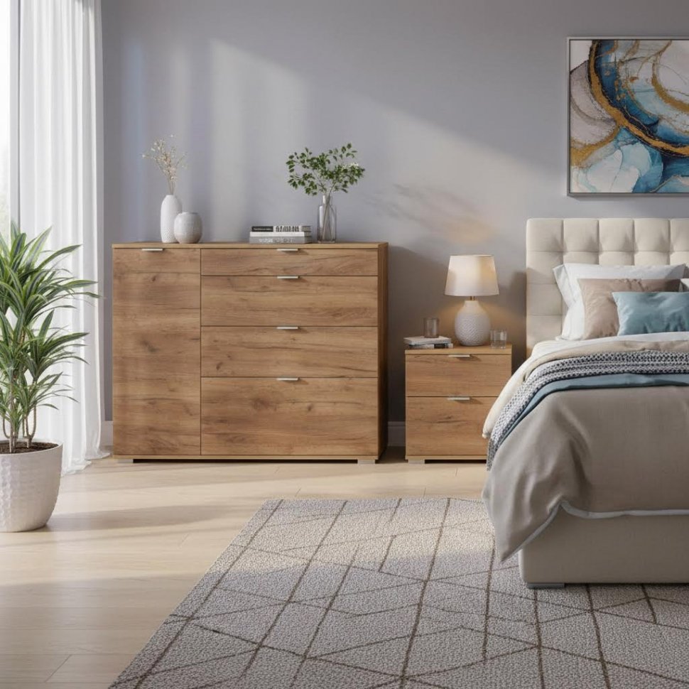 Комод НК-3 Дуб крафт табачный