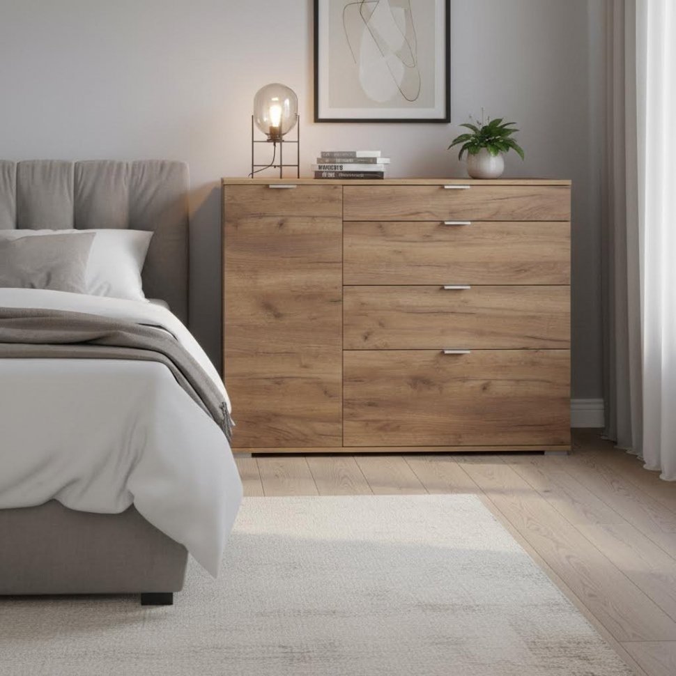 Комод НК-3 Дуб крафт табачный