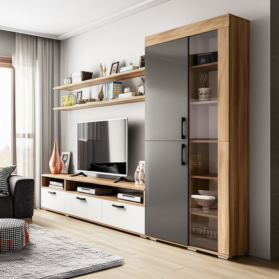 Шкаф-стеллаж Прима ШК-16 (Мебелони)