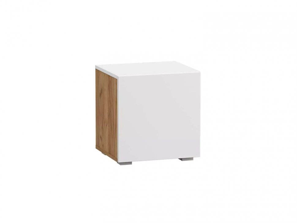 Альба тумба Дуб Крафт золотой/Белый премиум