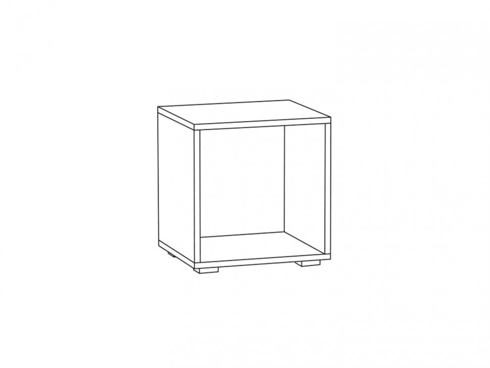 Альба тумба Дуб Крафт золотой/Белый премиум