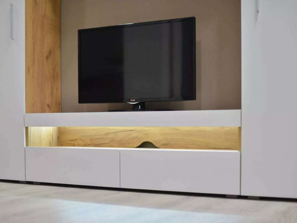 Альба тумба Дуб Крафт золотой/Белый премиум