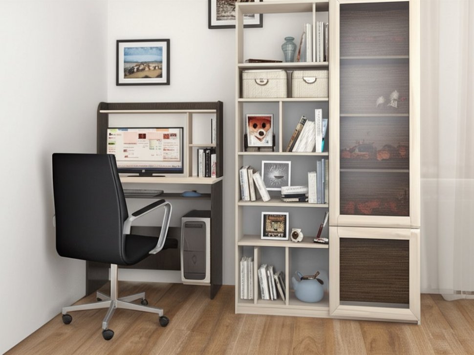 Стол компьютерный Грета-2 ТЭКС (Венге)