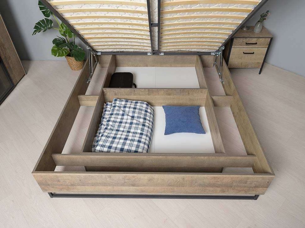 Трувор спальня 2 Дуб Гранж Песочный/Интра