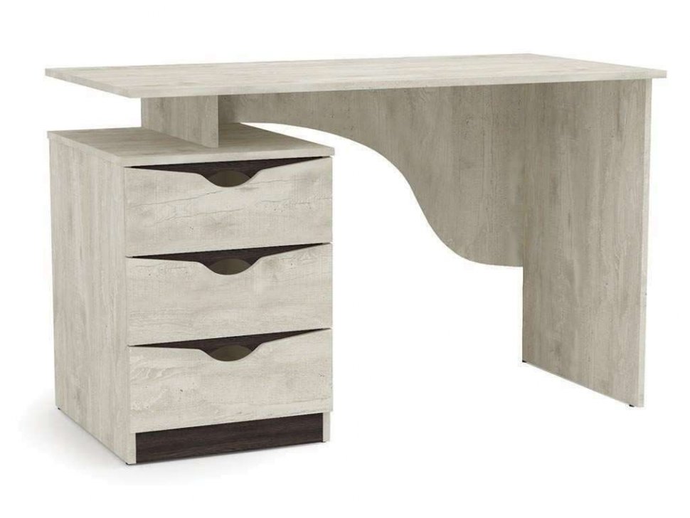 33.23 Лючия стол письменный бетон пайн белый/венге