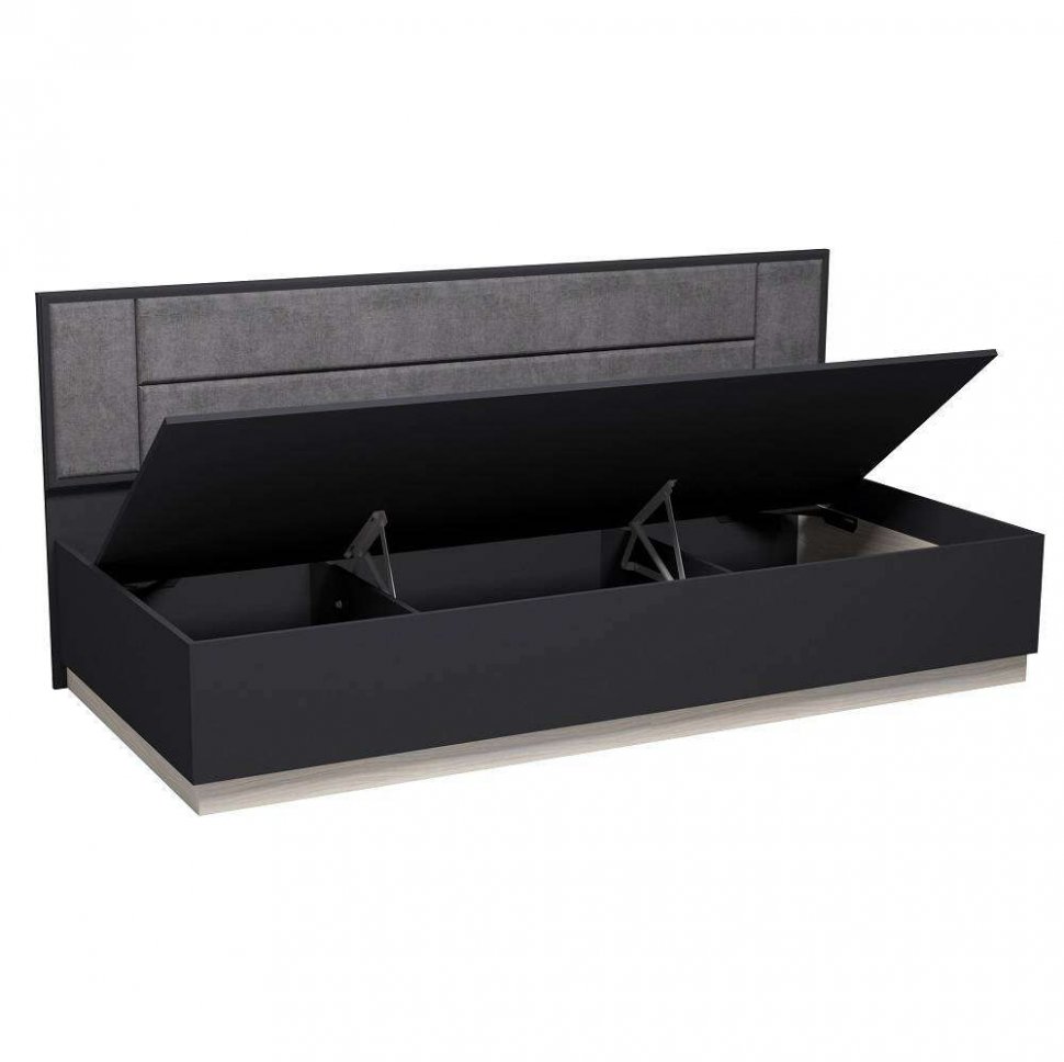 Кровать 80х200 Аурелио (Глазов) Антрацит