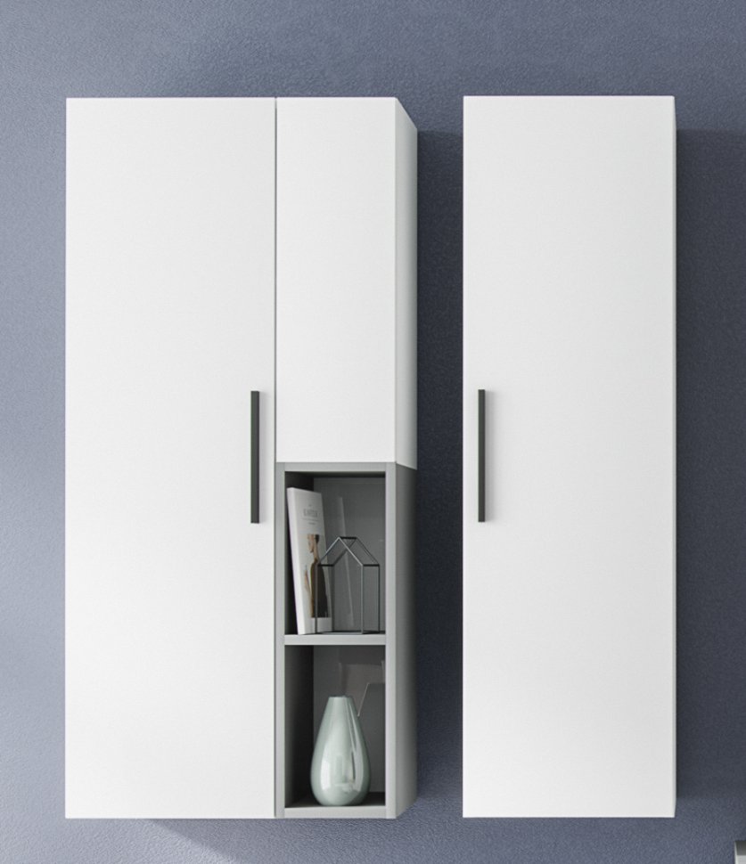 Шкаф-пенал настенный ТЭКС Альберо (Белый)