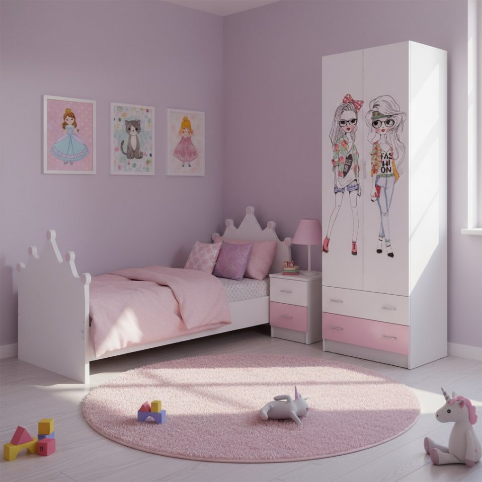 Шкаф Вега FASHION, Белый