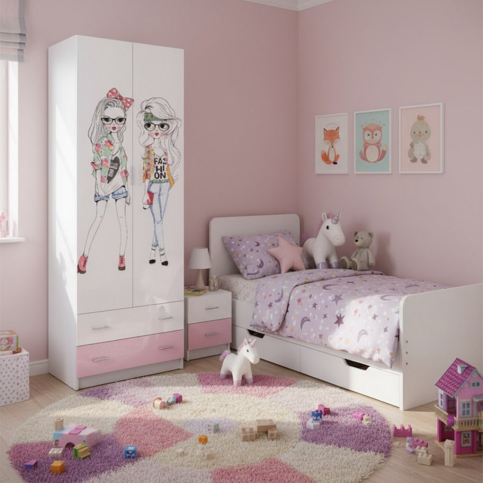 Шкаф Вега FASHION, Белый