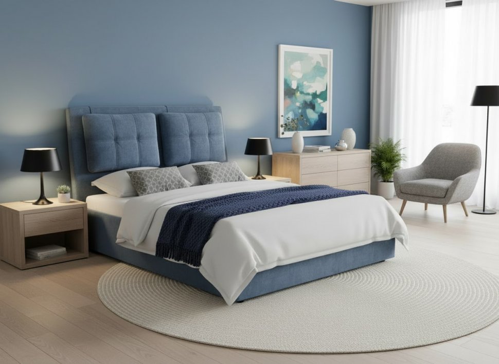 Кровать Ester 1600 модель 311 Галакси лайт 22