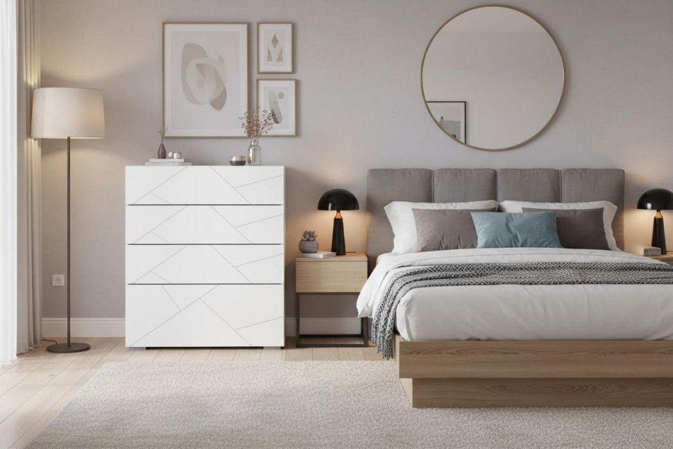 НМ 040.64 комод Summit / белый