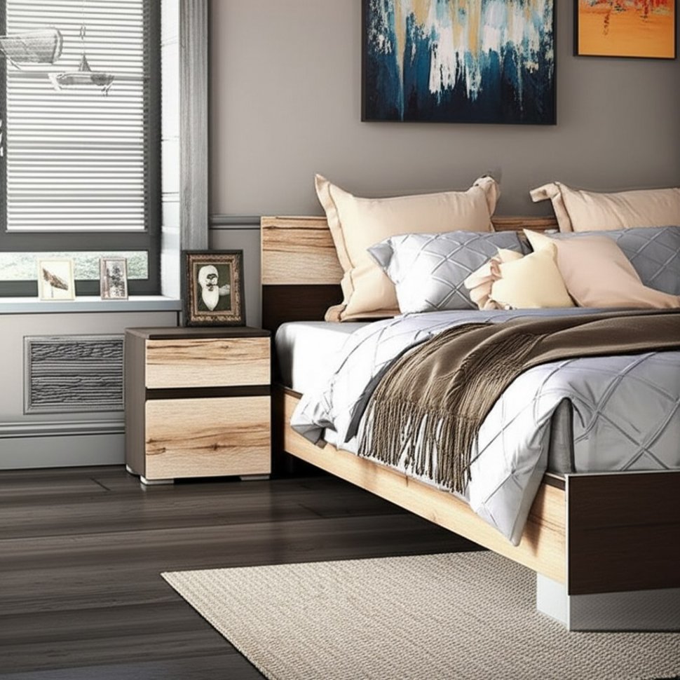 Тумба прикроватная Плейона (ТЭКС) Дуб делано