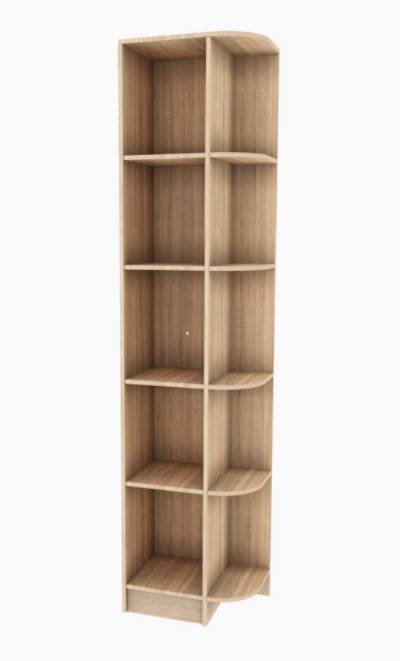 Шкаф торцевой Мадлен (Дуб шале серебро)