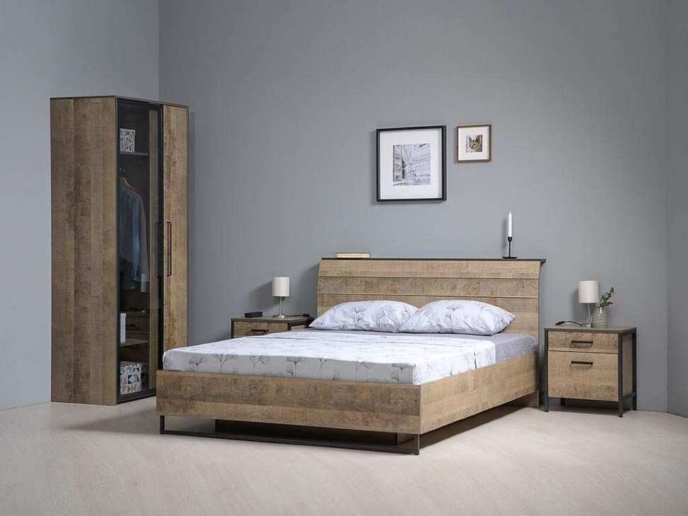 Спальня Трувор (Моби) Комплект 1 Дуб Гранж Песочный/Интра