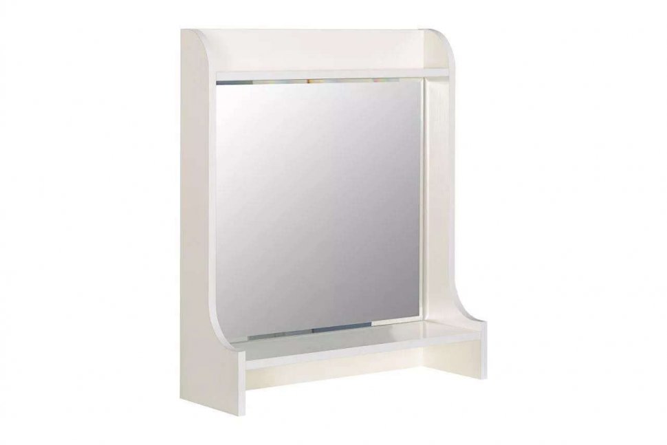 Ливерпуль Полка 10.118 (с зеркалом) Белый/Ясень ваниль