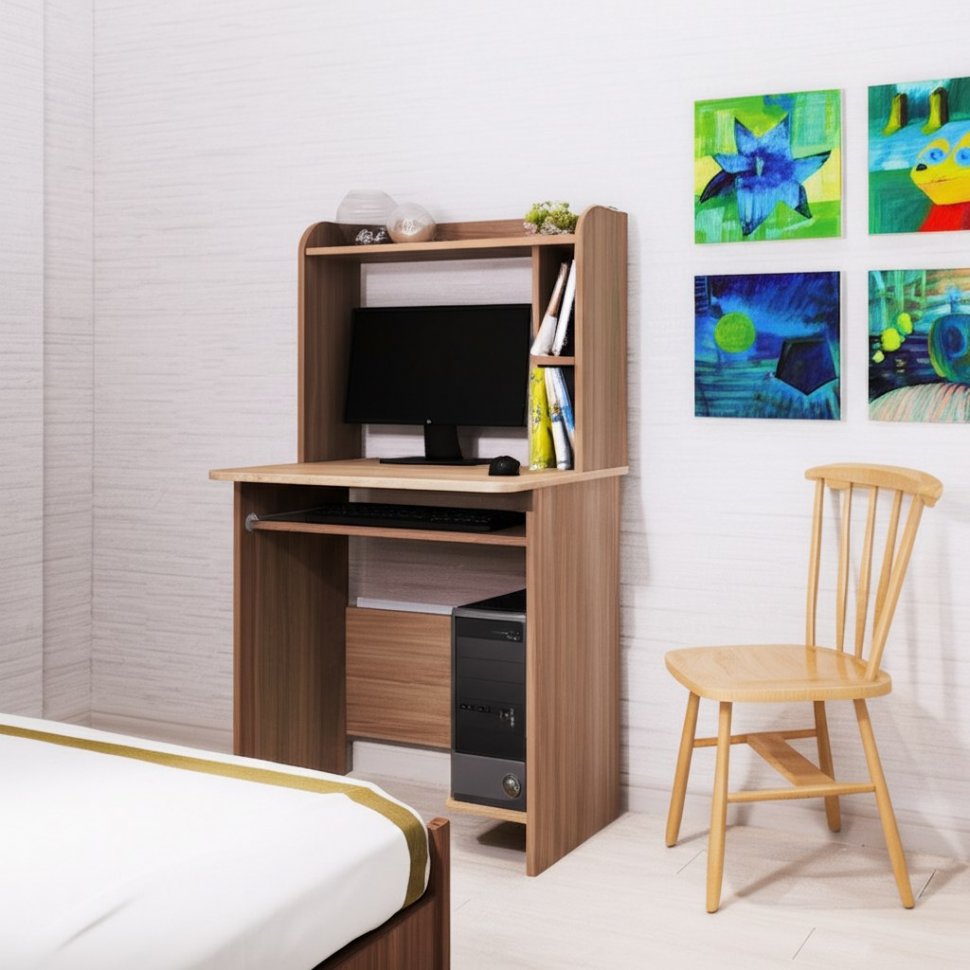 Стол компьютерный ТЭКС Грета-1 (Ясень шимо)