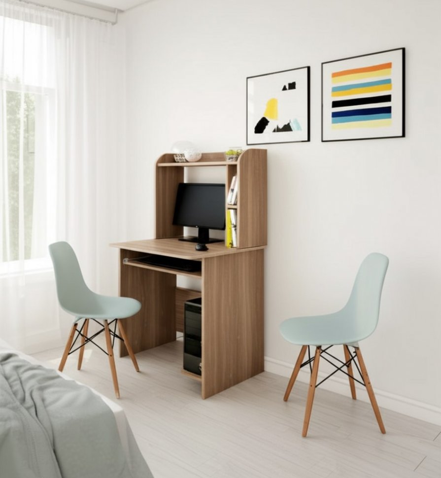 Стол компьютерный ТЭКС Грета-1 (Ясень шимо)