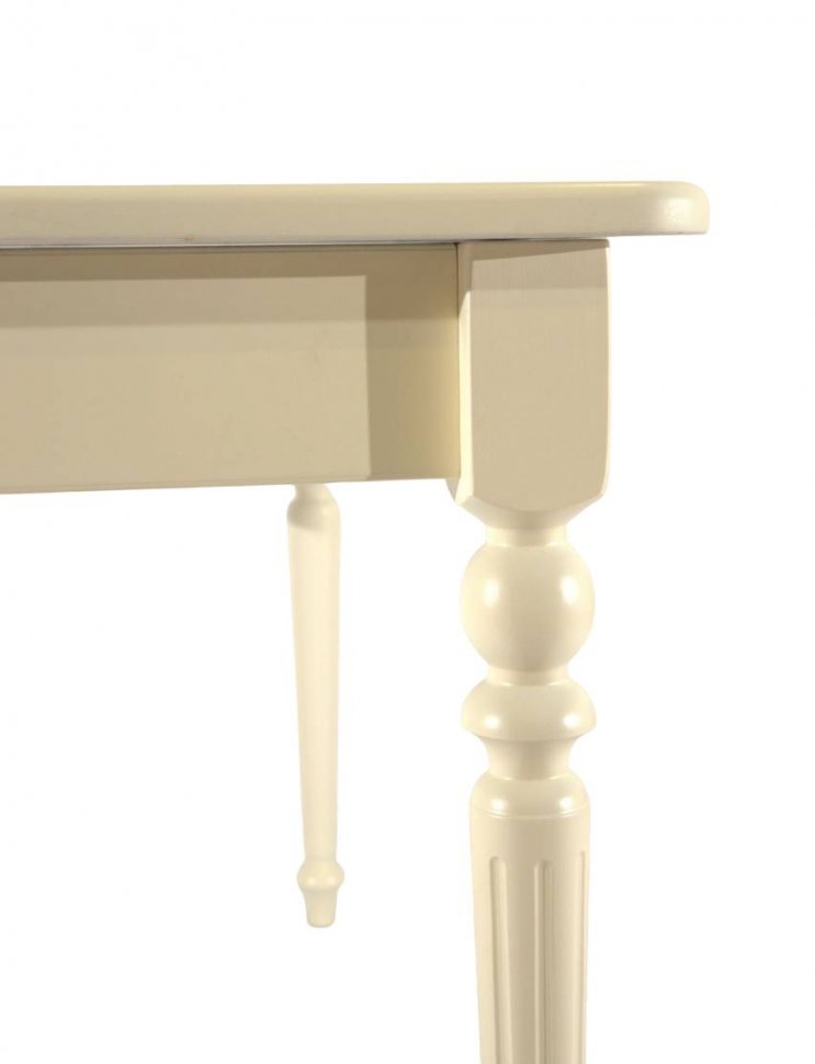 Стол обеденный деревянный Прага, слоновая кость