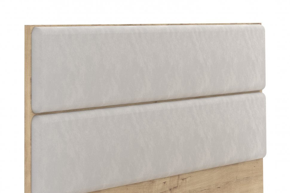 НМ 041.20 кровать Морти Дуб Бунратти/белый/серый