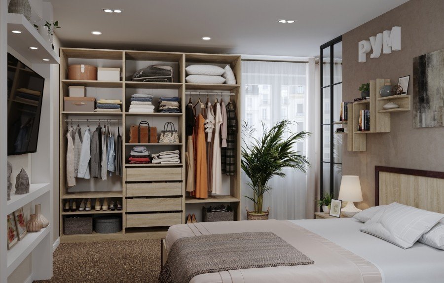 Комплект полок 75 РУМ (Глазов) 2 шт. Дуб Сонома