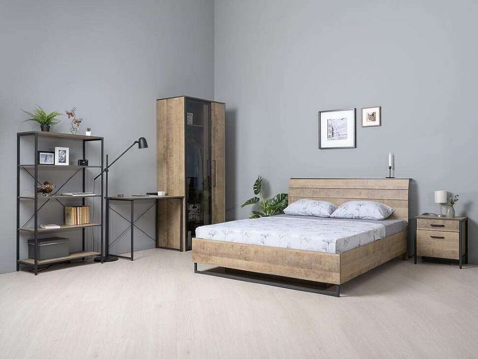 Спальня Трувор (Моби) Комплект 2 Дуб Гранж Песочный/Интра