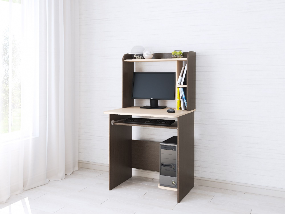 Стол компьютерный ТЭКС Грета-1 (Венге)