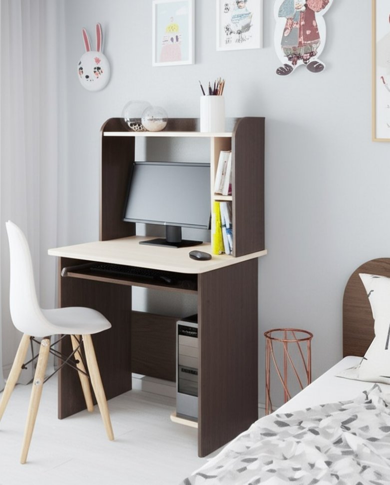 Стол компьютерный ТЭКС Грета-1 (Венге)