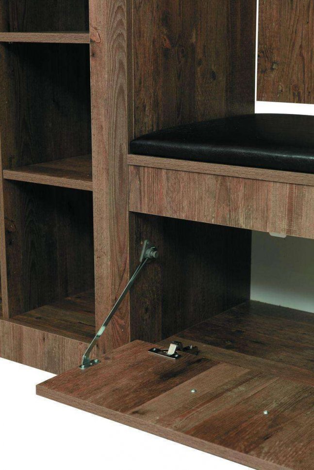 Доната шкаф-прихожая 46.09 Дуб вотан/Диамант серый