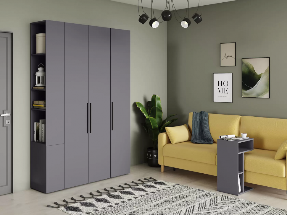 Эйр шкаф торцевой 16.323 Графит