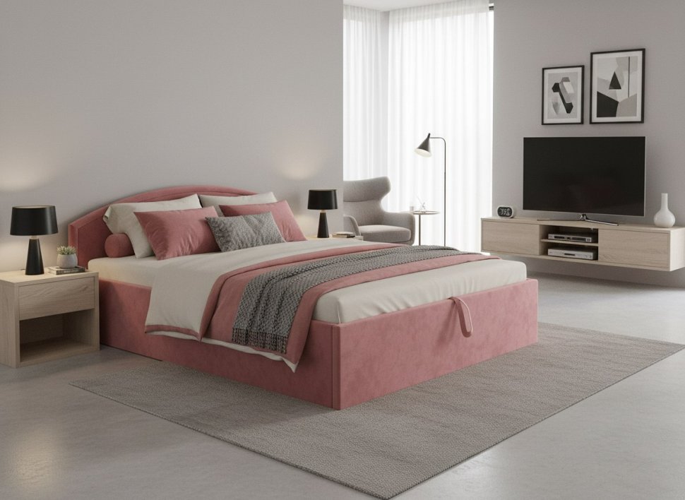 Тахта Берта 1400 модель 062 Ультра Коралл