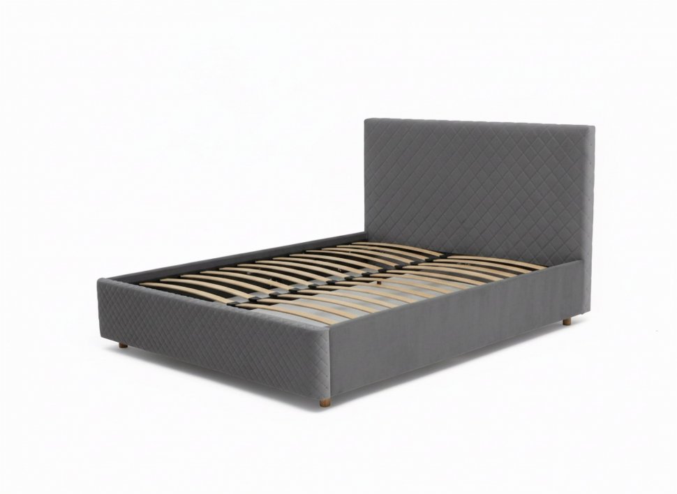 Кровать Galaxy 1600 с основанием / серый №25