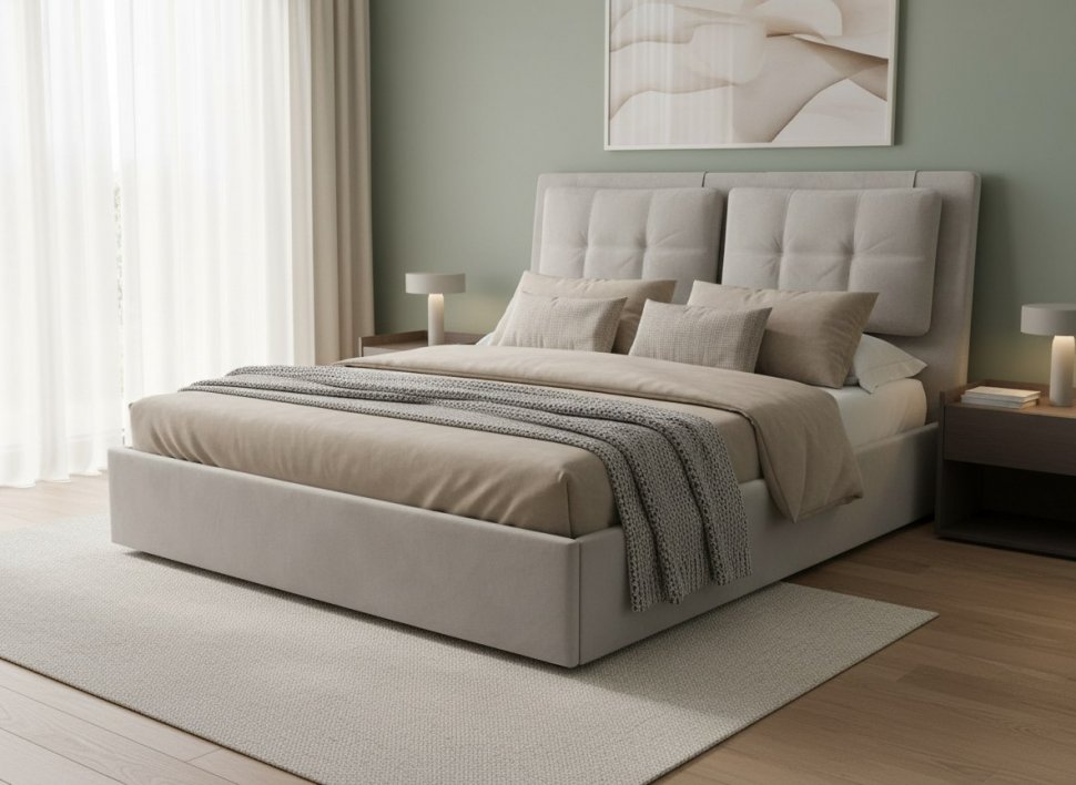 Кровать Ester 1800 модель 311 Ультра смог