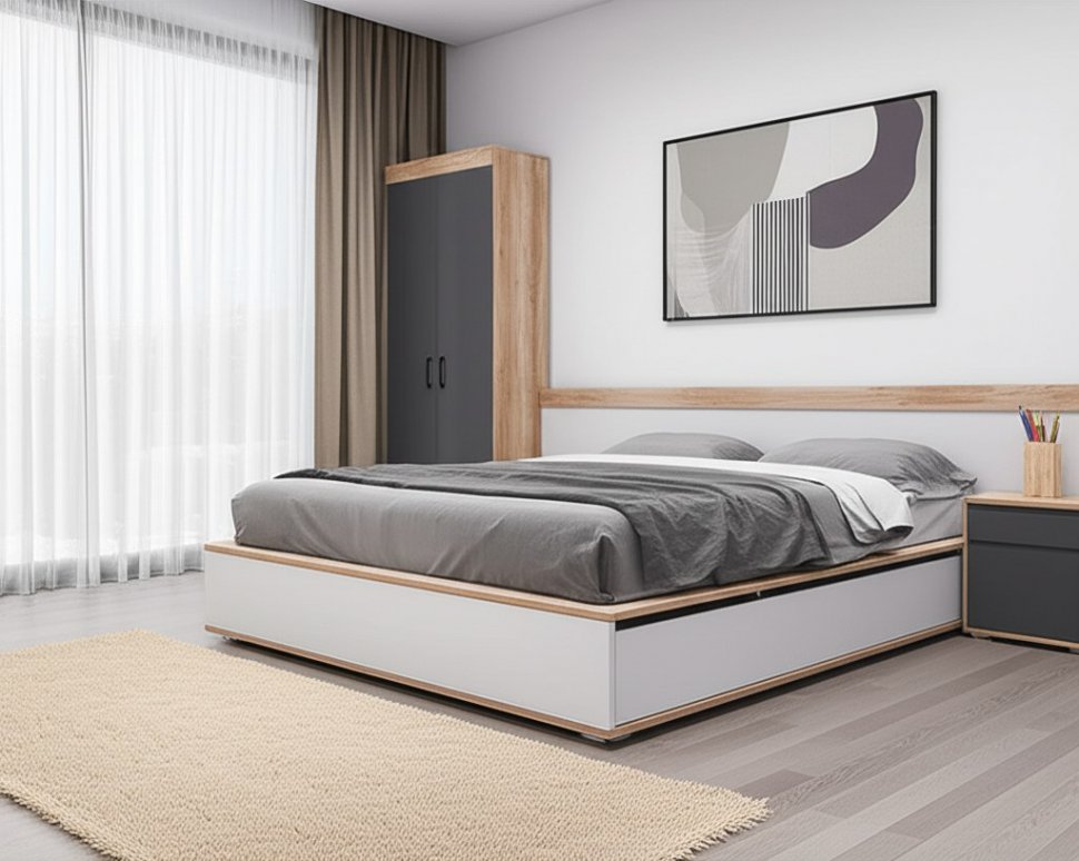 Шкаф двухдверный Прима ШК-03 (Мебелони)