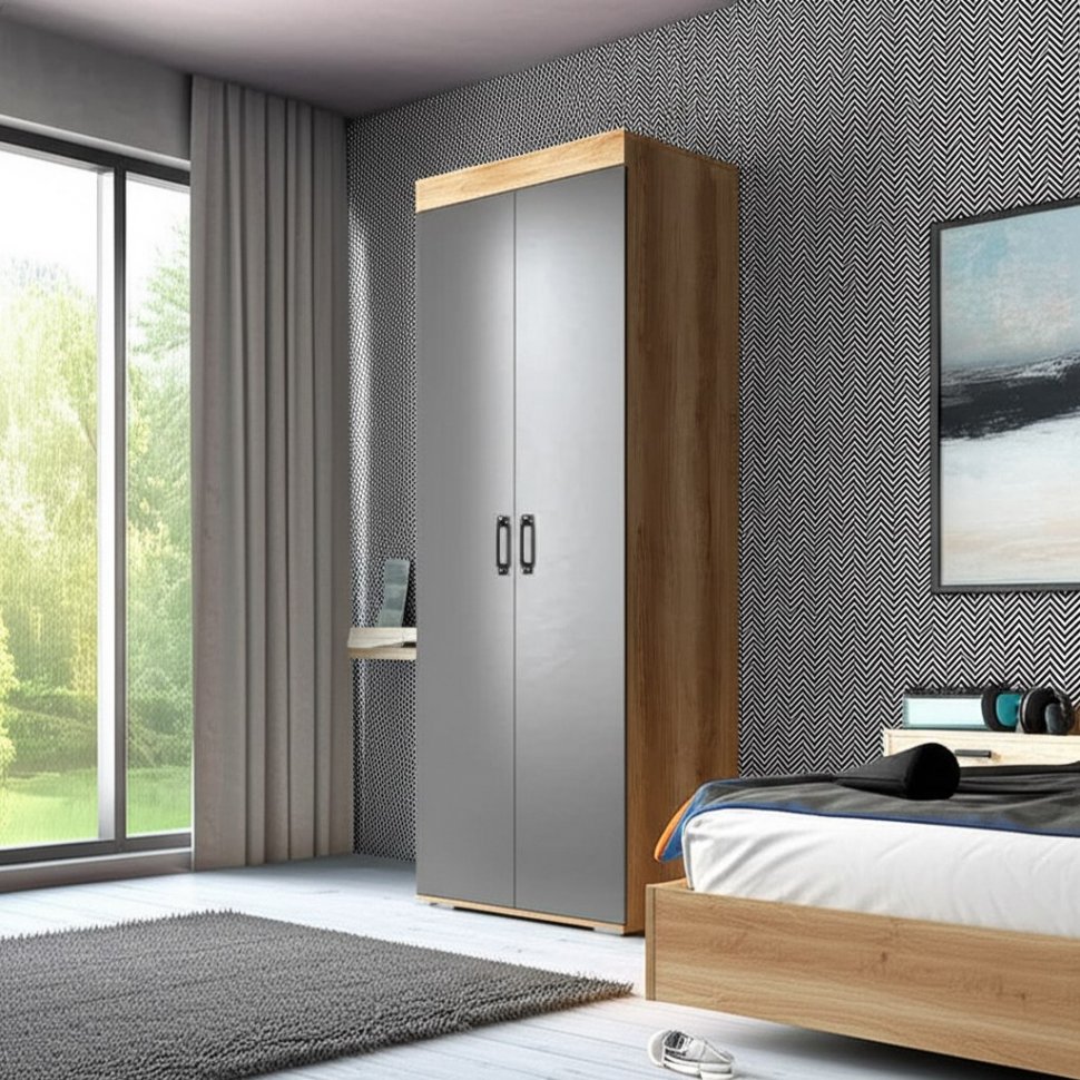 Шкаф двухдверный Прима ШК-03 (Мебелони)