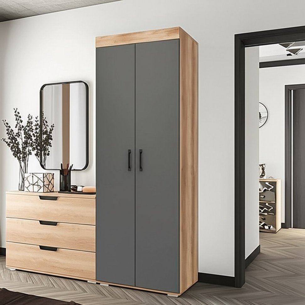 Шкаф двухдверный Прима ШК-03 (Мебелони)