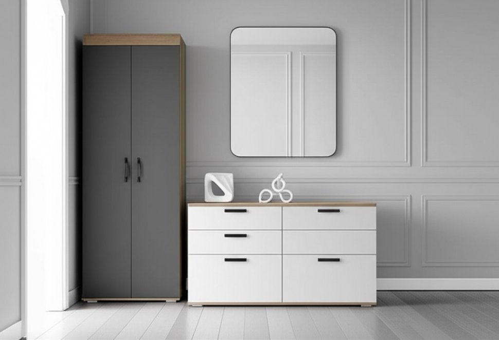 Шкаф двухдверный Прима ШК-03 (Мебелони)