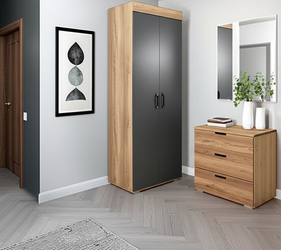 Шкаф двухдверный Прима ШК-03 (Мебелони)