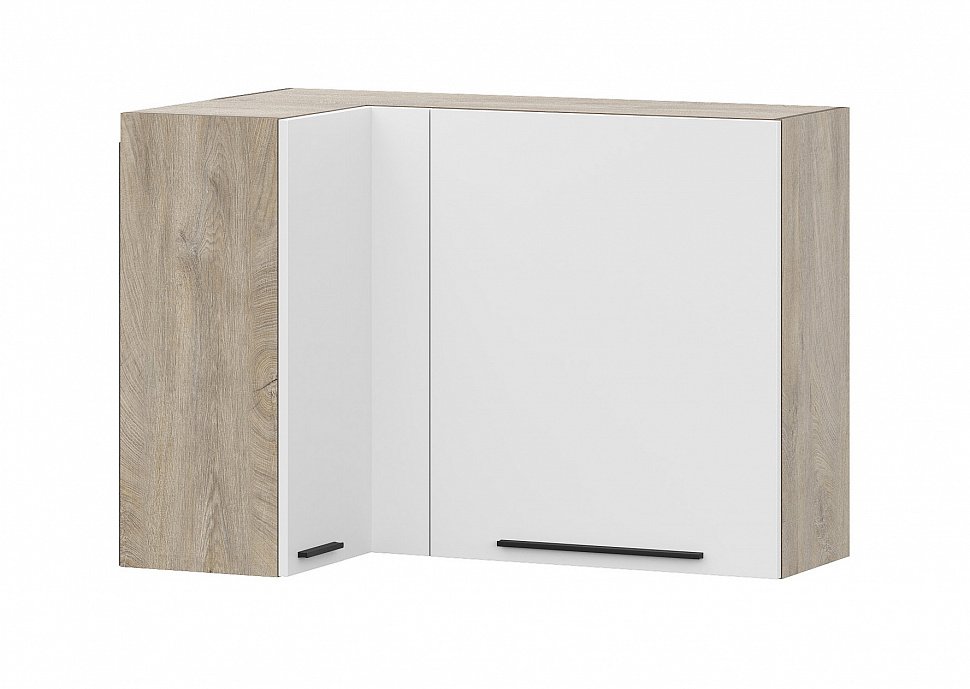 Шкаф навесной угловой 100 см Этна 10ув2 (Софт Вайт)
