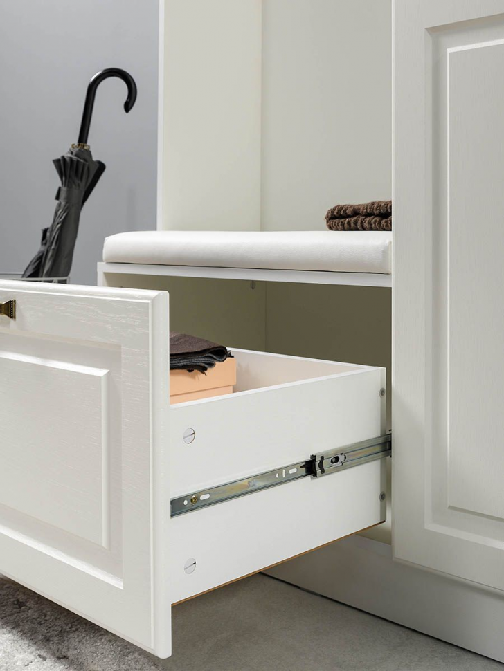 Ливерпуль Прихожая 13.21 Белый/Ясень ваниль