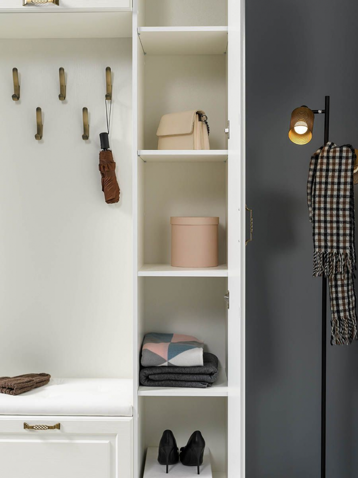 Ливерпуль Прихожая 13.21 Белый/Ясень ваниль